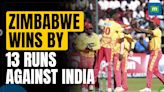 India Vs Zimbabwe Match Highlights | ZIM Stuns with Series Opener Win
