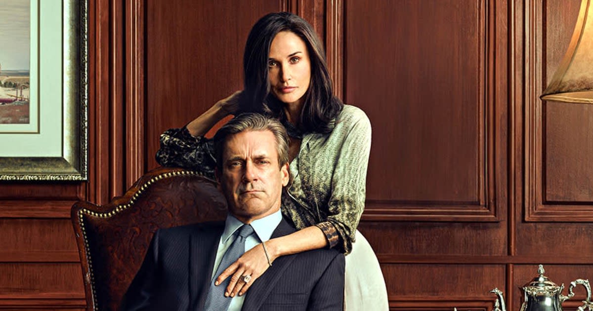 Demi Moore, Jon Hamm sizzle as oil tycoon couple in 1st pics from Yellowstone' creator's new show