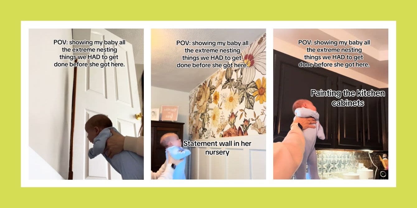 Mom’s TikTok showing newborn all the nesting she did before arrival will make you LOL