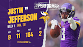 Justin Jefferson has all-world performance against the Packers