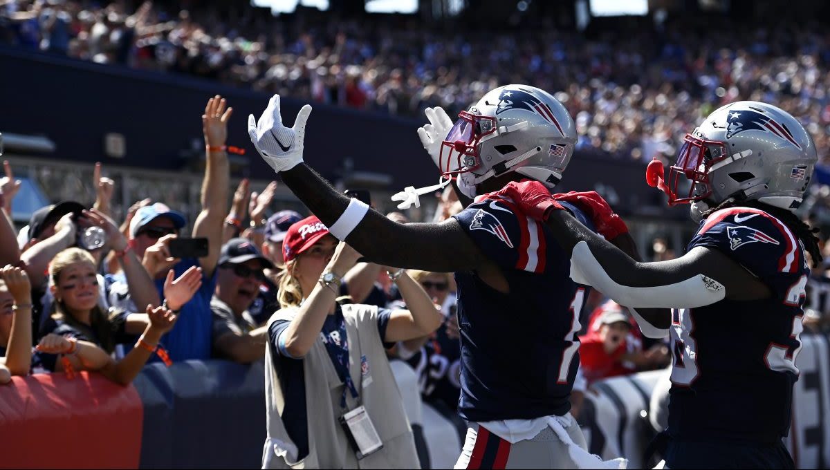 WATCH: Pats rookie WR Ja'Lynn Polk scores first NFL TD