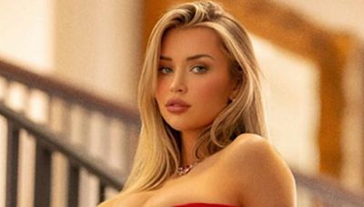 World’s sexiest ice hockey player Mikayla Demaiter stuns in busty red dress