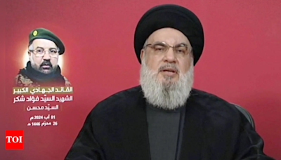 Hezbollah leader warns of 'new phase' in conflict after Israeli airstrike - Times of India