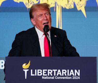 Trump es abucheado al tratar de conquistar a los miembros del Partido Libertario