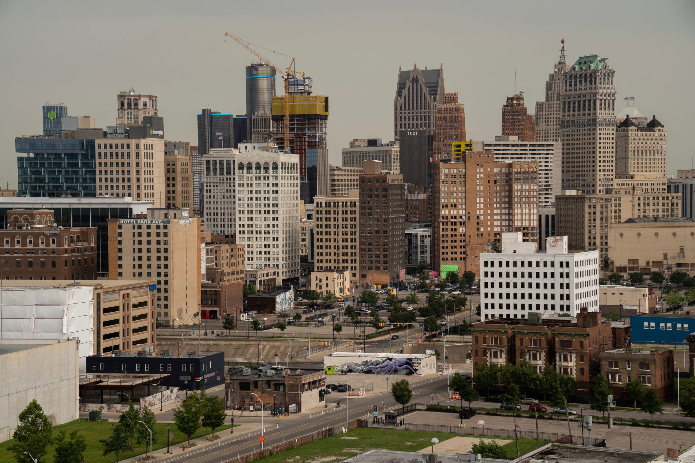 With new buildings, downtown Detroit finally gets modern look