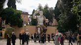 Réplica colosal del emperador Constantino se alza sobre Roma, recreada por tecnología 3D