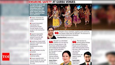 Ahmedabad Gears Up for Grand Navratri Celebrations with Nightly Garba Dances | Ahmedabad News - Times of India