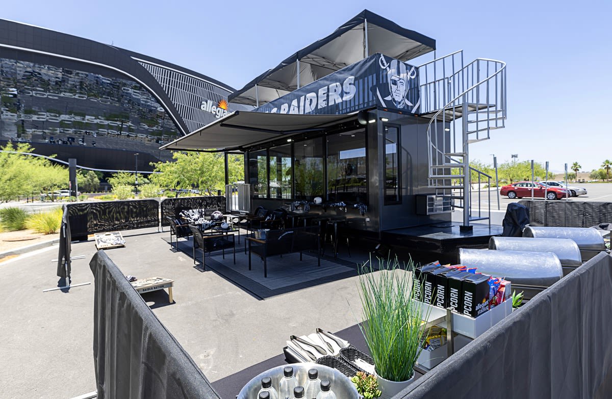 Raiders unveil new luxury tailgate spaces ahead of next season