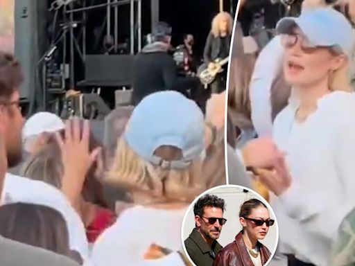 Gigi Hadid and Bradley Cooper adorably dance to Stevie Nicks at BottleRock music festival