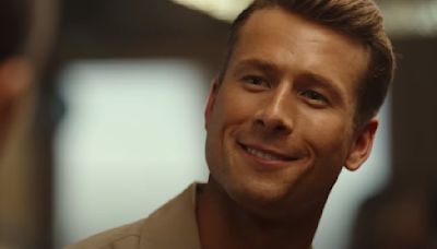 I Just Learned Glen Powell Adopted His Adorable Dog During Twisters To Help Him Get Through A Breakup, And Be Still...