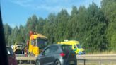 Multi-vehicle motorway crash causes long rush hours delays