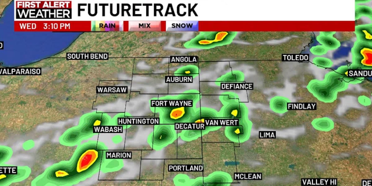 Seasonable weather for late July, isolated showers possible through Wednesday