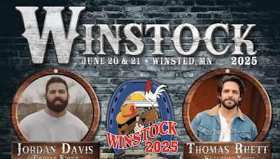 Lineup for Winstock '25 revealed, with Thomas Rhett and Jordan Davis headlining