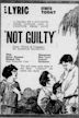 Not Guilty (1921 film)