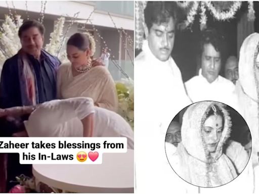 'Of love, laughter and happiness ever after': Sonakshi Sinha wears mom Poonam's 44-Year-Old vintage Ivory Saree, Jewellery for Civil Wedding