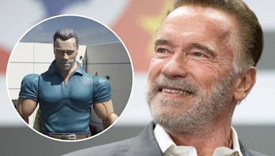 Arnold Schwarzenegger y su nuevo récord Guinness: el muñeco de acción más grande del mundo