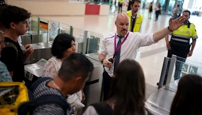 Commuter rail service in northeast Spain has been disrupted by theft of copper cables near Barcelona