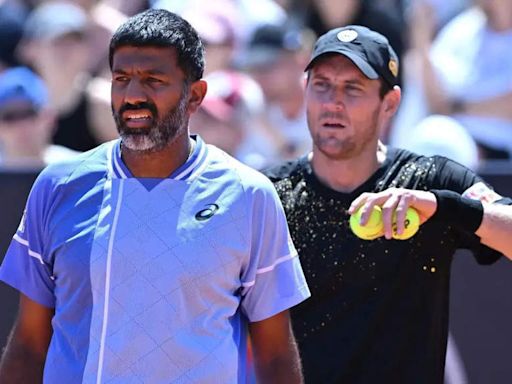 Indian tennis star Rohan Bopanna and his partner Matthew Ebden make winning start at Wimbledon 2024 | Tennis News - Times of India