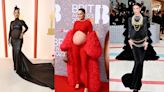 Baby Bumps Trended on Red Carpets in 2023 With Rihanna in Sheer Alaïa, Jessie J in Red Crop Top and More Maternity Dressing