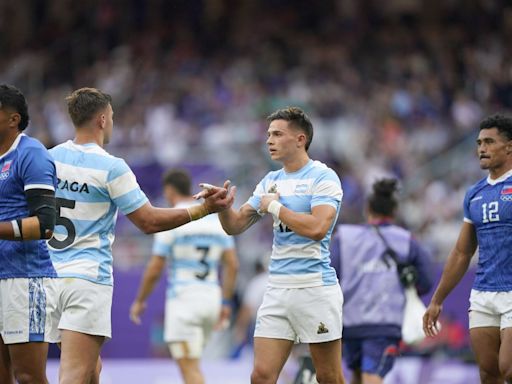 Los Pumas 7s cerraron la jornada con un triunfo ante Samoa en los Juegos Olímpicos 2024