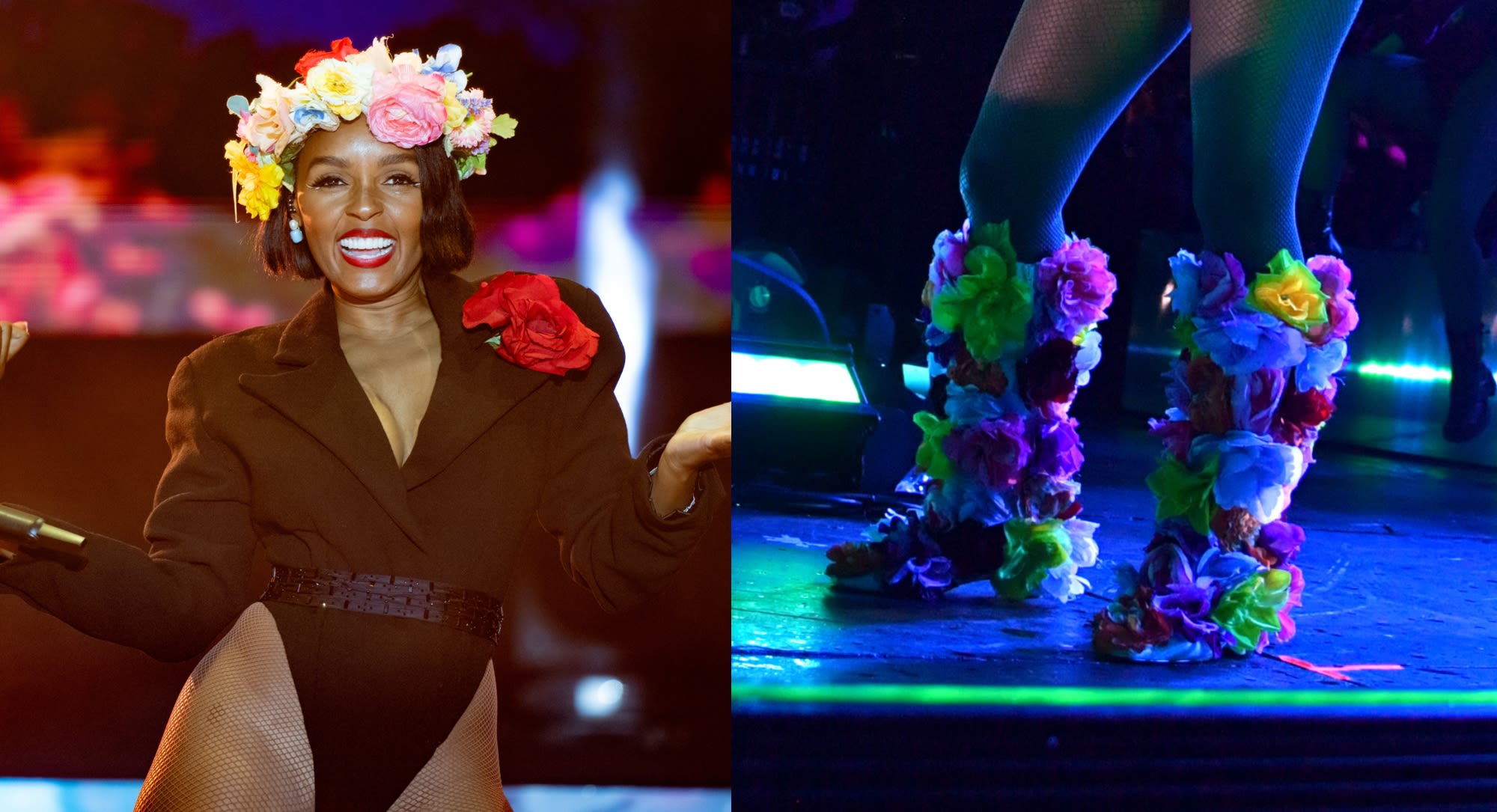 Janelle Monáe Brings Flower Power to OutLoud Music Festival 2024 in Blooming Booties