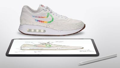 iPad 2024｜庫克在發表會上穿的 Nike 鞋是用 M4 iPad Pro 和 Apple Pencil Pro 創作設計的