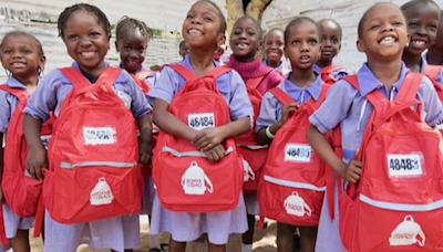 Somerset schoolkids walk in the rain to help African village