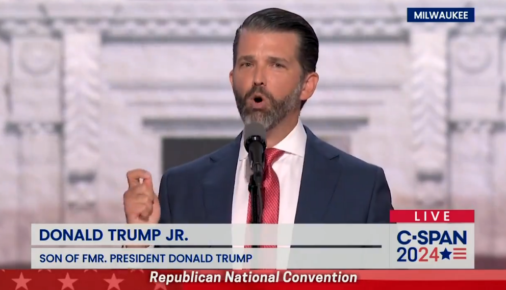 Don Jr. Highlights Father’s, America’s, Bravery in RNC Speech