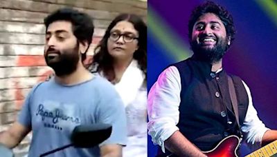 Arijit Singh Rides Scooter With Wife Koel Roy, Casts Vote In West Bengal's Murshidabad | Watch - News18