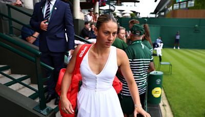 Wimbledon tennis player Marta Kostyuk wears 'unbelievable' wedding dress replica