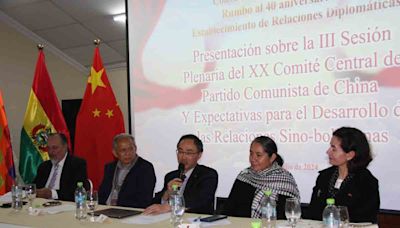 Conversatorio en la Embajada de China - El Diario - Bolivia