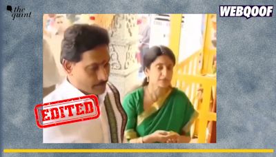 Clipped Video of Jagan Mohan Reddy Shared to Claim He 'Threw Away' Temple Prasad