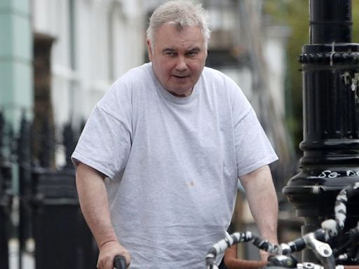 Troubled Eamonn Holmes in pain and using walking aid after 'hard' health admission and Ruth Langsford split