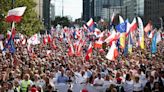 Polish opposition holds massive Warsaw rally ahead of tight election