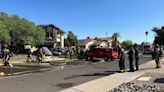 Homemade electrical cars burned in north Phoenix garage fire
