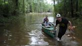 Heavy rains ease around Houston but flooding remains after hundreds of rescues and evacuations