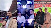 Fred, Gabriel David, Mion e mais assistem final da Champions League em Londres; fotos