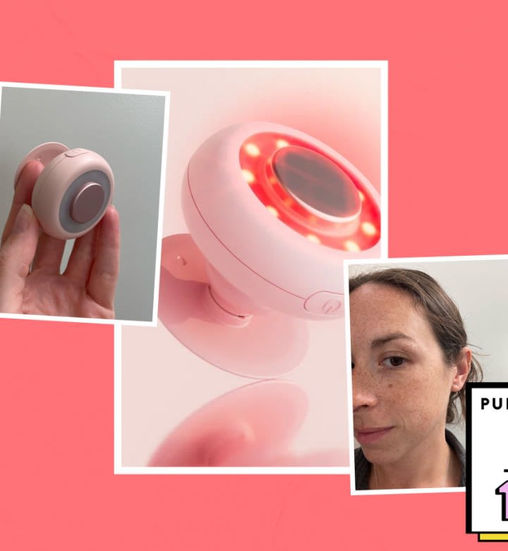 I Tried Solawave's New 2-in-1 Skincare Mini with Red Light, and It's the Answer to Post-Travel Puffiness