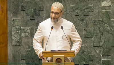 18th Lok Sabha Session: AIMIM chief Owaisi takes oath as MP with ’Jai Telangana, Jai Palestine’