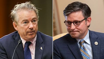 Rand Paul calls on Speaker Johnson to take up bolder stance against Democrats: 'Show some cojones'