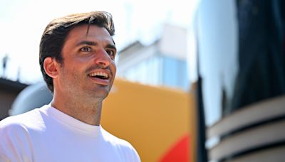 Ferrari’s Carlos Sainz finishes fastest in opening practice session in Hungary