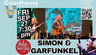 The Songs of Simon & Garfunkel feat. Aztec Two-Step 2.0 in Rhode Island at Courthouse Center for the Arts 2024