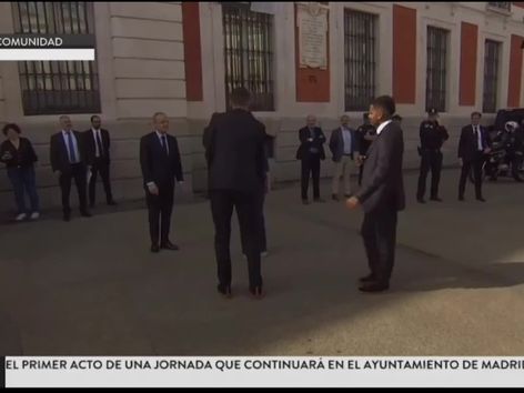 El lapsus de Joselu con Ayuso: la reacción de Florentino... - MarcaTV