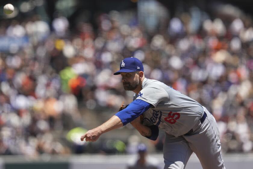 James Paxton gives up 12 hits and nine runs in Dodgers' blowout loss to Giants