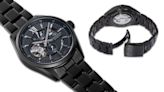 Grab this stealthy all-black Orient Star Modern Skeleton while you still can