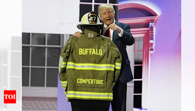 Why Trump shooting victim Corey Comperatore's name was misspelt on firefighter uniform at RNC - Times of India