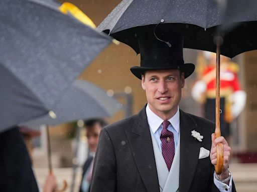 Prince William Teams Up with His Royal Cousins to Host a Rainy Buckingham Palace Garden Party