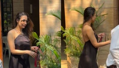 Sexy Video! Malaika Arora Turns Up The Heat In A Backless Black Dress, Hot Video Goes Viral | Watch - News18