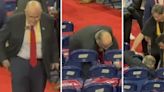 Rudy Giuliani took quite the tumble at the RNC—much to the internet's delight