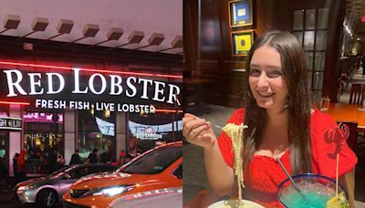 I spent $125 on dinner for 2 at Red Lobster. It was pricey, but the portion sizes were massive.